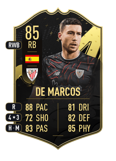 De Marcos Team of the Week 85 OVR