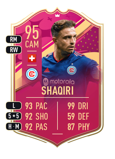 Xherdan Shaqiri Premium FUTTIES 95 OVR