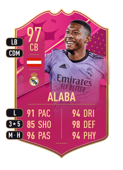 David Alaba FUTTIES 97 OVR
