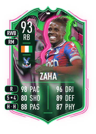 Wilfried Zaha PREMIUM SHAPESHIFTERS 93 OVR