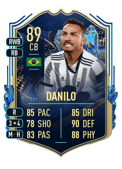 Danilo Team of the Season 89 OVR