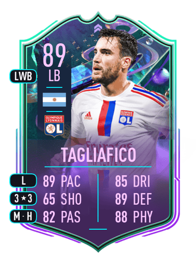 Nicolás Tagliafico FANTASY FUT 89 OVR