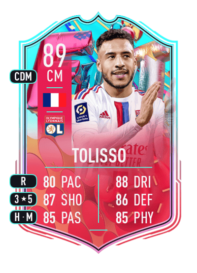 Corentin Tolisso FUT Birthday 89 OVR