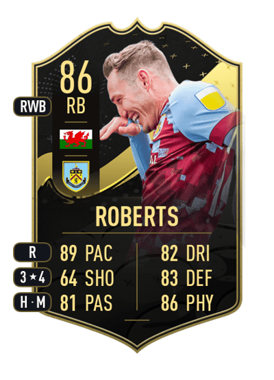 Connor Roberts Team of the Week 86 OVR