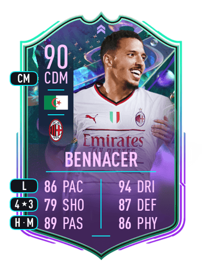 Ismaël Bennacer FANTASY FUT 90 OVR