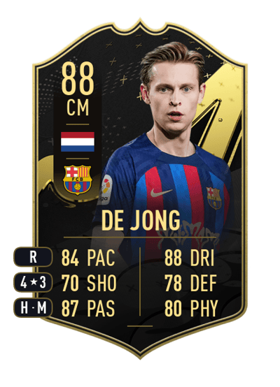 Frenkie de Jong Team of the Week 88 OVR