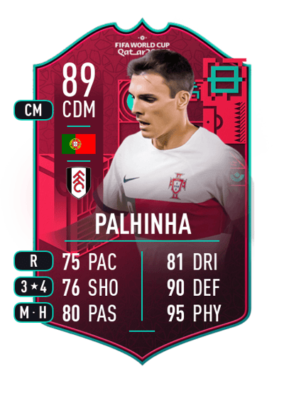 Palhinha FIFA WC Path To Glory 89 OVR