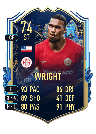 Haji Wright Team of the Season 74 OVR