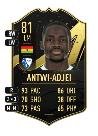 Christopher Antwi-Adjei Team of the Week 81 OVR