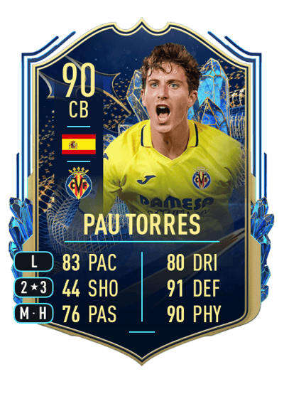 Pau Torres Team of the Season 90 OVR
