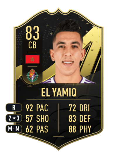 Jawad El Yamiq Team of the Week 83 OVR