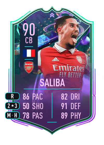 William Saliba FANTASY FUT 90 OVR
