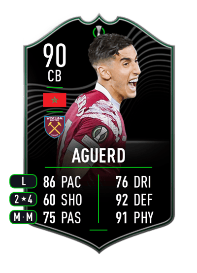 Nayef Aguerd UECL MOTM 90 OVR