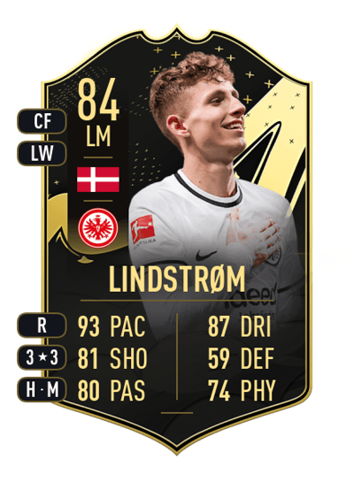 Jesper Lindstrøm Team of the Week 84 OVR