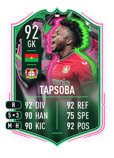 Edmond Tapsoba PREMIUM SHAPESHIFTERS 92 OVR