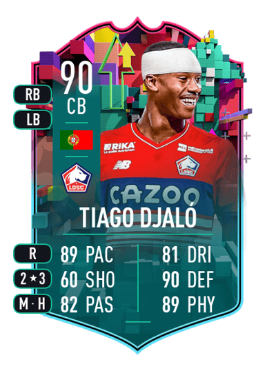 Tiago Djaló Level Up 90 OVR