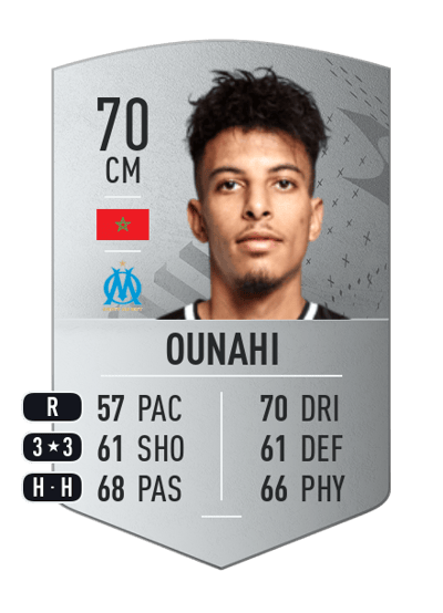 Azzedine Ounahi Common 70 OVR