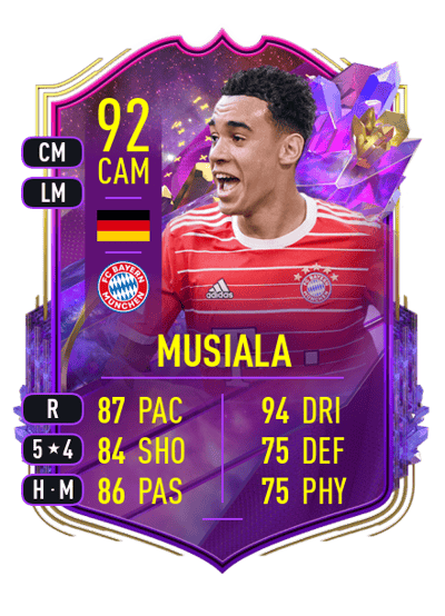 Jamal Musiala FUT Future Stars 92 OVR