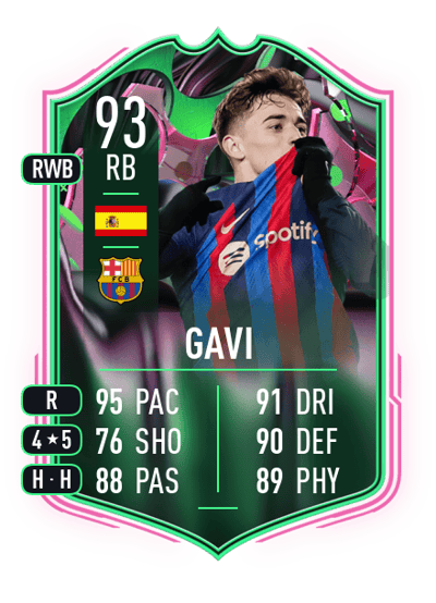 Gavi SHAPESHIFTERS 93 OVR