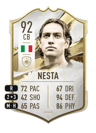 Alessandro Nesta Icon 92 OVR