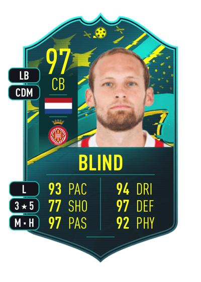 Daley Blind PLAYER MOMENTS 97 OVR