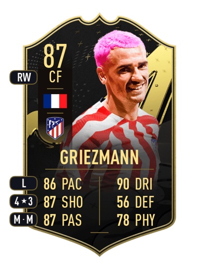 Antoine Griezmann Team of the Week 87 OVR