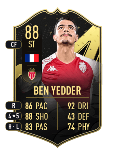 Wissam Ben Yedder Team of the Week 88 OVR