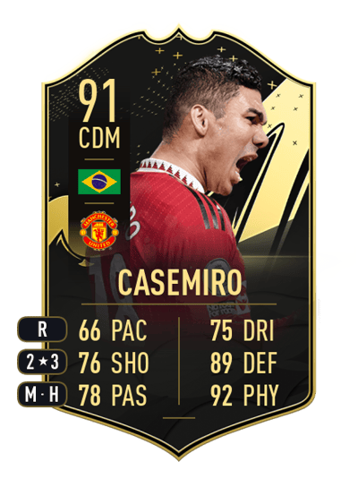 Casemiro Team of the Week 91 OVR