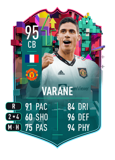 Raphaël Varane Level Up 95 OVR