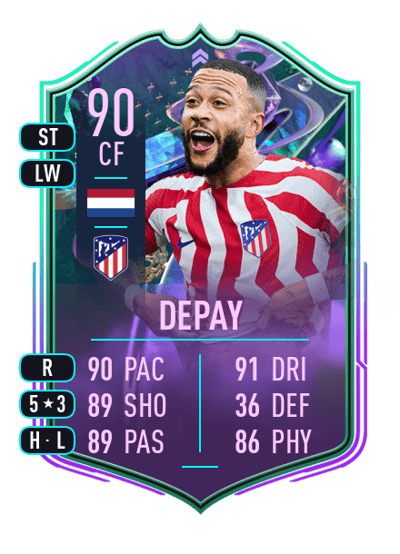 Memphis Depay FANTASY FUT 90 OVR