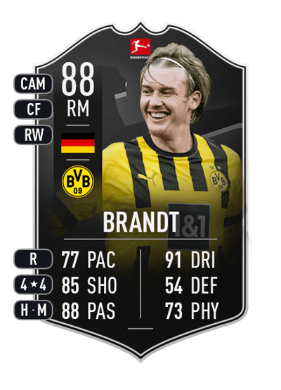 Julian Brandt POTM Bundesliga 88 OVR