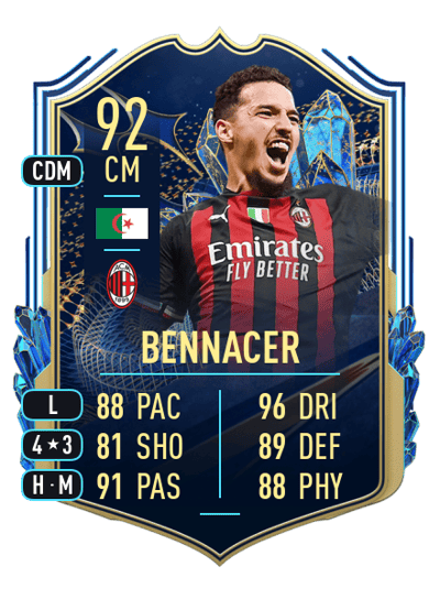 Ismaël Bennacer Team of the Season 92 OVR