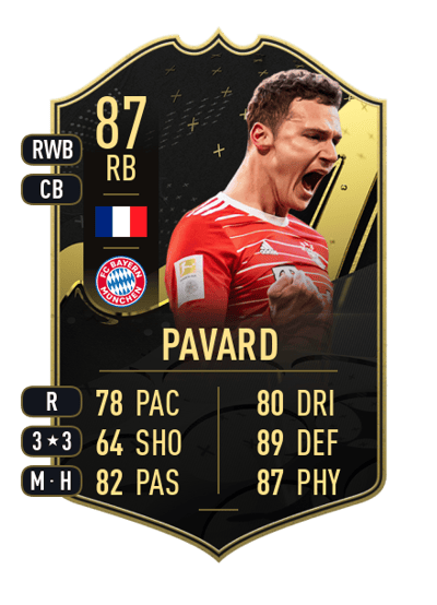 Benjamin Pavard Team of the Week 87 OVR