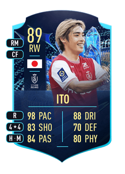 Junya Ito TEAM OF THE SEASON MOMENTS 89 OVR