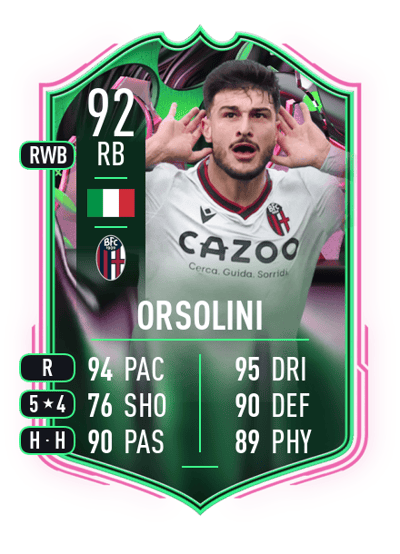 Riccardo Orsolini SHAPESHIFTERS 92 OVR