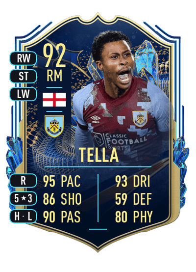 Nathan Tella Team of the Season 92 OVR