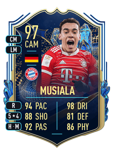 Jamal Musiala Team of the Season 97 OVR
