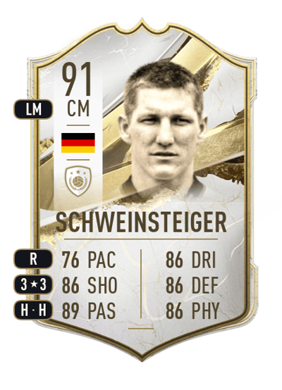 Bastian Schweinsteiger Icon 91 OVR