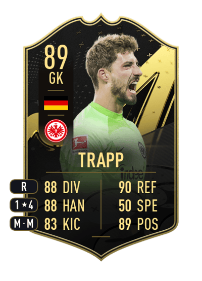 Kevin Trapp Team of the Week 89 OVR