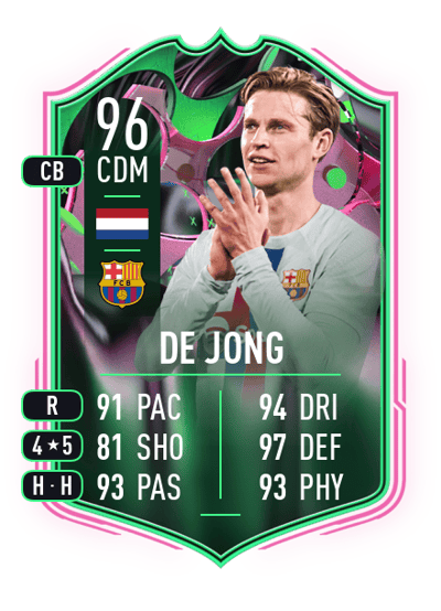 Frenkie de Jong SHAPESHIFTERS 96 OVR