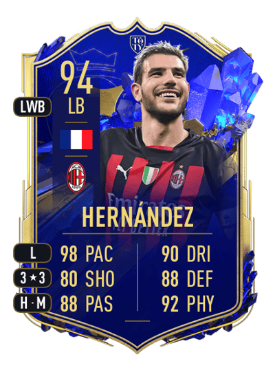 Theo Hernández Team of the Year 94 OVR