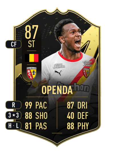 Loïs Openda Team of the Week 87 OVR