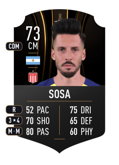 José Sosa CONMEBOL LIBERTADORES 73 OVR