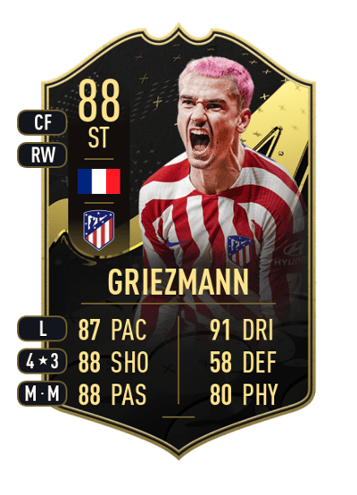 Antoine Griezmann Team of the Week 88 OVR