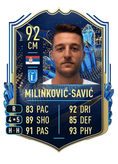 Sergej Milinković-Savić Team of the Season 92 OVR
