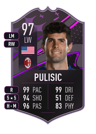 Christian Pulisic Dynamic Duos 97 OVR