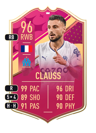 Jonathan Clauss Premium FUTTIES 96 OVR