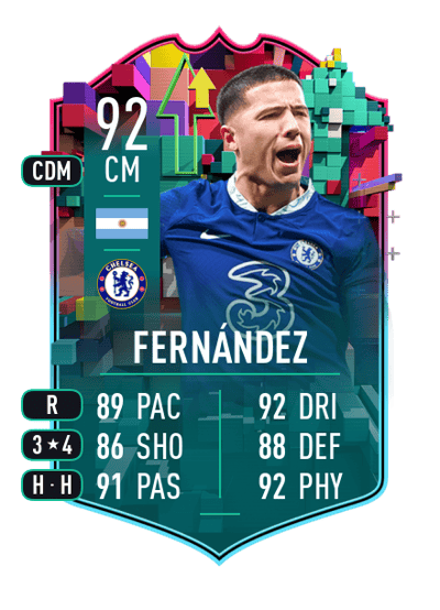 Enzo Fernández Level Up 92 OVR