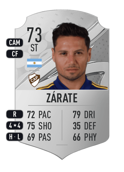 Mauro Zárate Rare 73 OVR