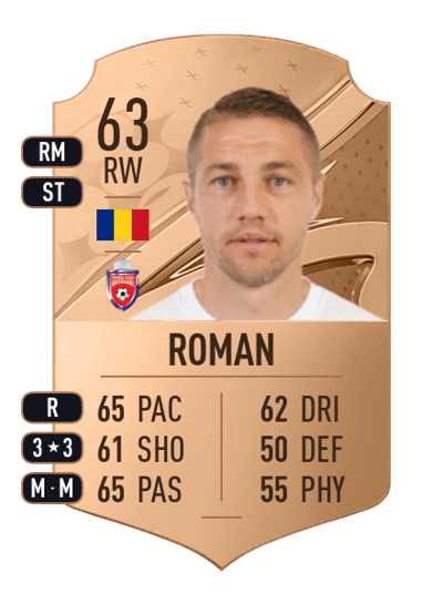 Mihai Roman Rare 63 OVR